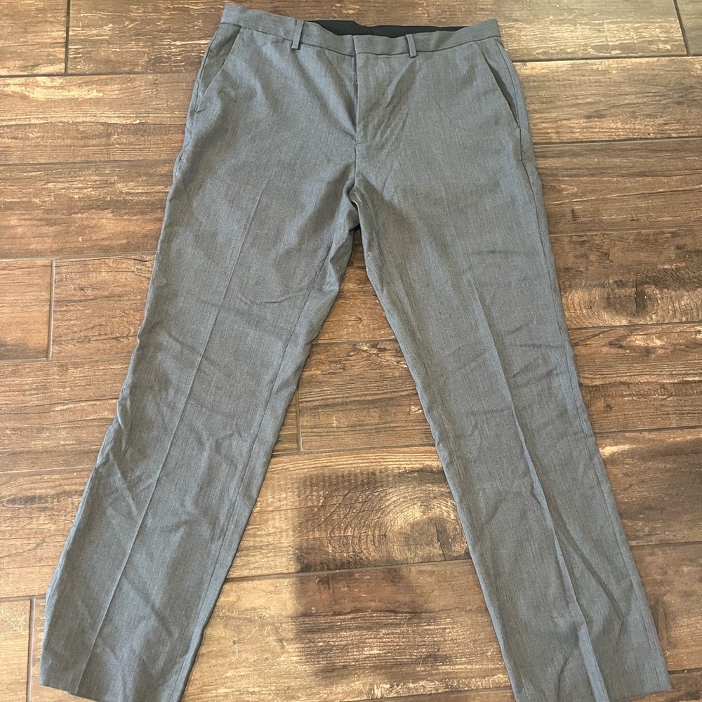 Calvin Klein Men's Gray Dress Pants